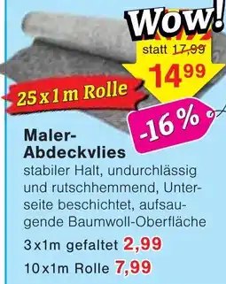 Wiglo Wunderland Maler-Abdeckvlies Angebot