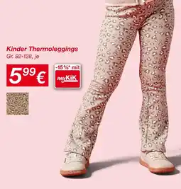 KiK Kinder Thermoleggings Angebot