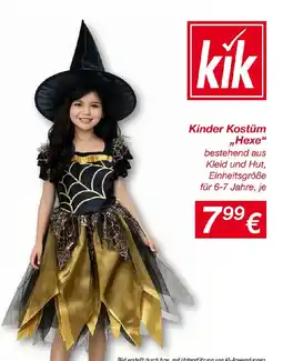 KiK Kinder Kostüm ,,Hexe" Angebot
