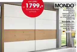 Möbel Martin Schwebetürenschrank MONDO Angebot