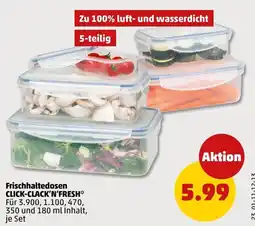 PENNY Frischhaltedosen CLICK-CLACK'N'FRESH* Angebot
