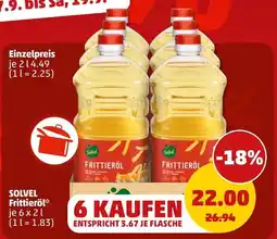 PENNY SOLVEL Frittieröl Angebot