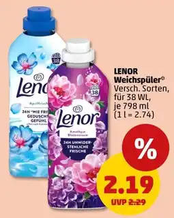 PENNY LENOR Weichspüler Angebot