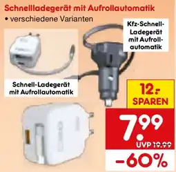 Netto Marken-Discount Schnellladegerät mit Aufrollautomatik Angebot