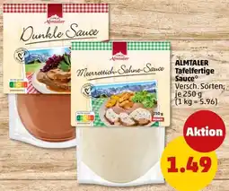 PENNY ALMTALER Tafelfertige Sauce Angebot