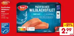 Netto Marken-Discount Sea Gold Pazifisches Wildlachsfilet Angebot