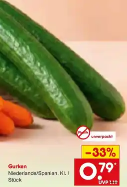 Netto Marken-Discount Gurken Angebot