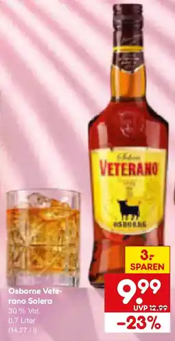 Netto Marken-Discount Osborne Veterano Solera Angebot