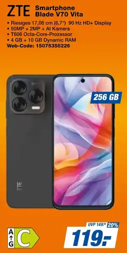 expert Techno Land ZTE Smartphone Blade V70 Vita Angebot