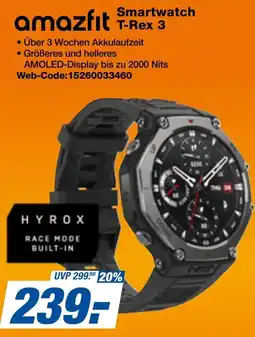 expert Techno Land amazfit Smartwatch T-Rex 3 Angebot