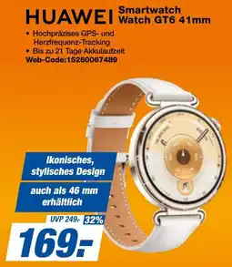 expert Techno Land HUAWEI Smartwatch Watch GT6 41mm Angebot