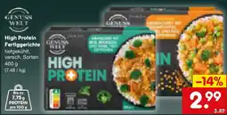 Netto Marken-Discount GENUSS WELT High Protein Fertiggerichte Angebot