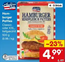 Netto Marken-Discount American Style Hamburger Patties Angebot