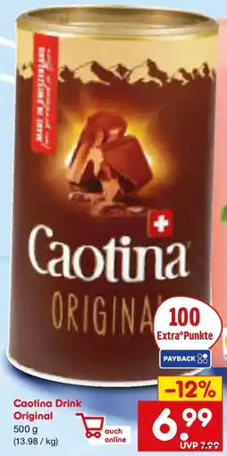 Netto Marken-Discount Caotina Drink Original Angebot
