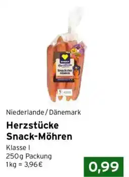 CAP Markt Herzstücke Snack-Möhren Angebot