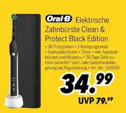MEDIMAX Oral-B Elektrische Zahnbürste Clean & Protect Black Edition Angebot
