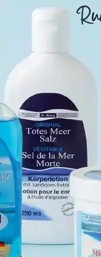 Thomas Philipps DR. SACHER'S Totes Meer Salz Körperlotion Angebot