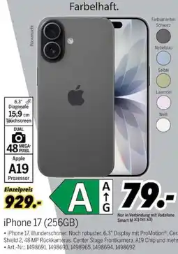 MEDIMAX iPhone 17 (256GB) Angebot
