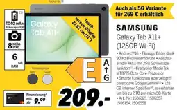 MEDIMAX SAMSUNG Galaxy Tab A11+ (128GB Wi-Fi) Angebot