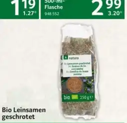 Selgros natura Bio Leinsamen geschrotet Angebot