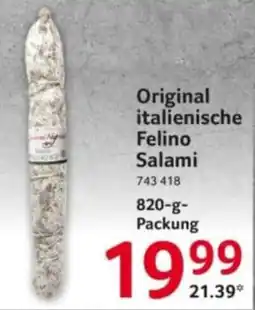 Selgros Original italienische Felino Salami Angebot