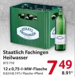 Selgros Staatlich Fachingen Heilwasser Angebot