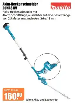 V Baumarkt Akku-Heckenschneider DUN461W Makita Angebot