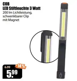 V Baumarkt COB LED Stiftleuchte 3 Watt Angebot