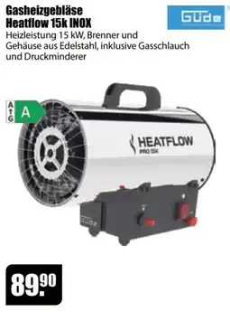 V Baumarkt Gasheizgebläse Heatflow 15k INOX Angebot