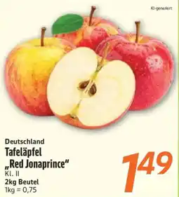 inkoop Tafeläpfel "Red Jonaprinсe" Angebot
