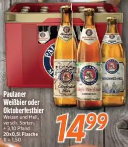 inkoop Paulaner Weißbier oder Oktoberfestbier Angebot