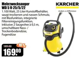 V Baumarkt Mehrzwecksauger WD 5 V-25/5/22 KÄRCHER Angebot