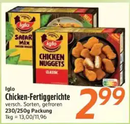 inkoop Iglo Chicken-Fertiggerichte Angebot