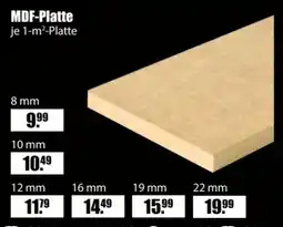 V Baumarkt MDF-Platte Angebot