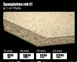 V Baumarkt Spanplatten roh E1 Angebot