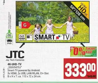 Marktkauf Jtc 4k-uhd TV ,,S50U5470J" Angebot