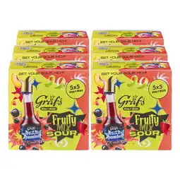 Netto Marken-Discount Gräf´s Fruity Mix Sour 15,6 % vol, 25 x 20 ml, 6er Pack Angebot