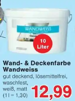Jawoll Wand- & Deckenfarbe Wandweiss Angebot