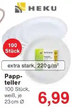 Jawoll HEKU Papp-teller Angebot