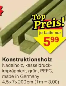 Jawoll Konstruktionsholz Angebot