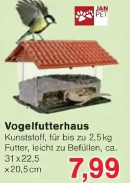 Jawoll Vogelfutterhaus JAN PET Angebot