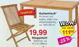 Jawoll Teakholz Klappstuhl Angebot