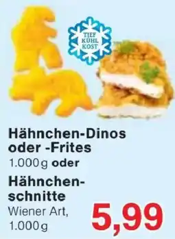 Jawoll Hähnchen-Dinos oder -Frites Angebot