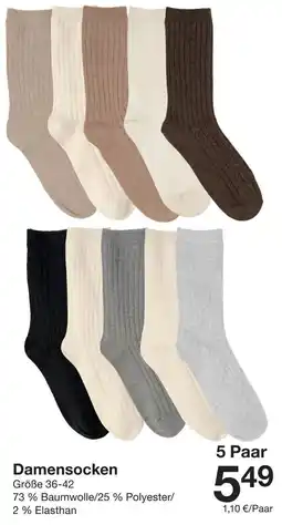 Zeeman Damensocken Angebot