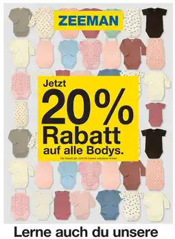 Zeeman Bodys Angebot