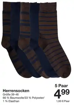 Zeeman Herrensocken Angebot