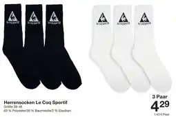 Zeeman Herrensocken Le Coq Sportif Angebot