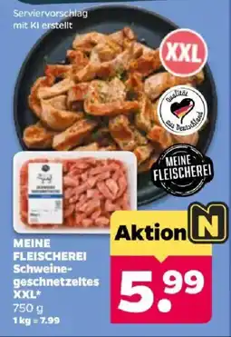 Netto MEINE FLEISCHEREI Schweine-geschnetzeltes XXL* Angebot