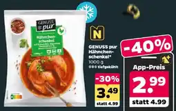 Netto GENUSS pur Hähnchenschenkel Angebot