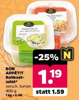 Netto BON APPÉTIT Rohkost-salat Angebot